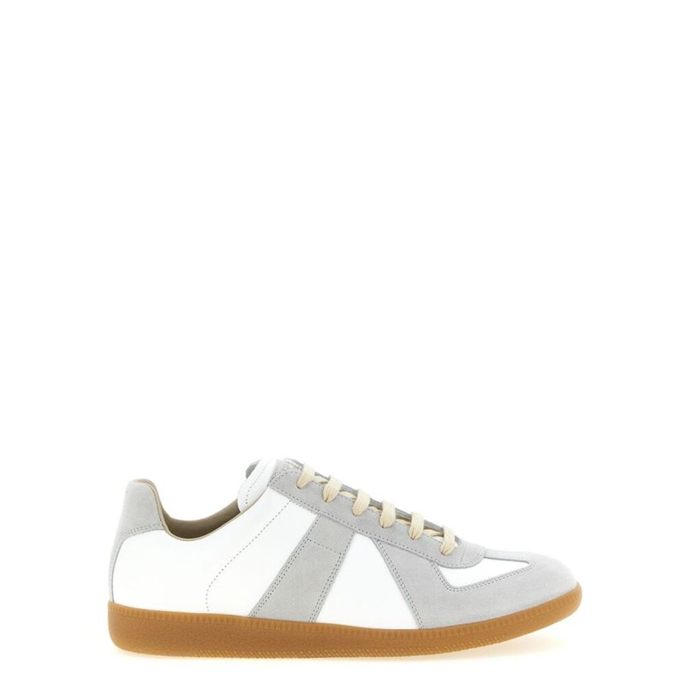 Maison Margiela White Calfskin Men's Sneakers